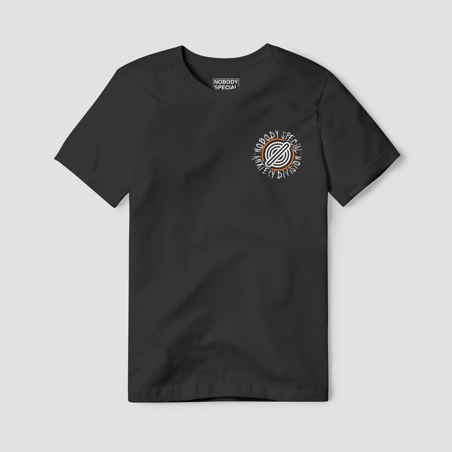 ANXIETY DIVISION T-SHIRT - BLACK