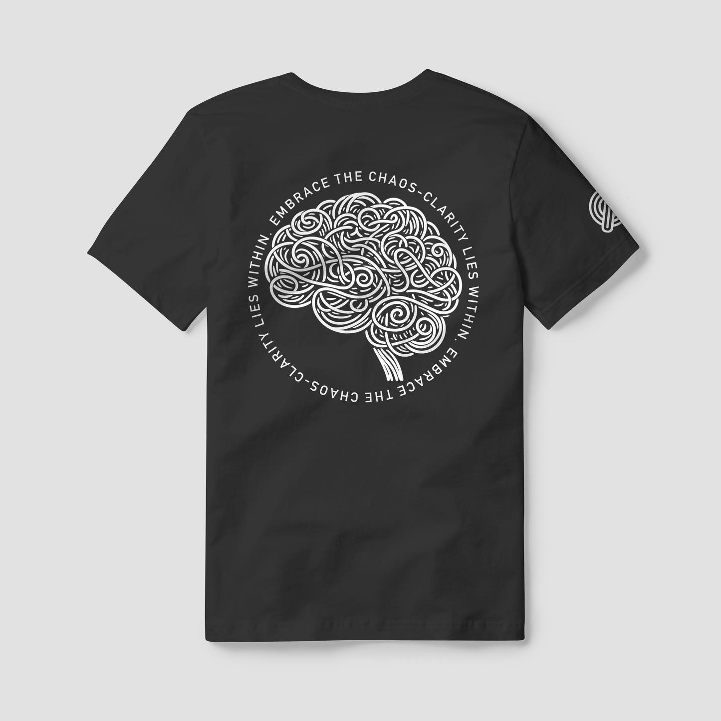 EMBRACE THE CHAOS T-SHIRT - BLACK